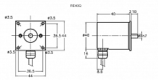 Энкодер RE40Q Elap