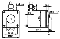Энкодер A06 0Q80EXS Elcis