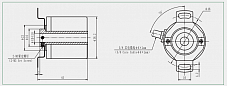 Инкрементальный угловой энкодер DCC38T ROUNDSS