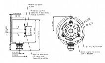 Инкрементальный энкодер SCH50B Scancon