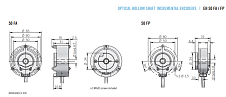 Инкрементальный энкодер EH 50 FA / FP Eltra